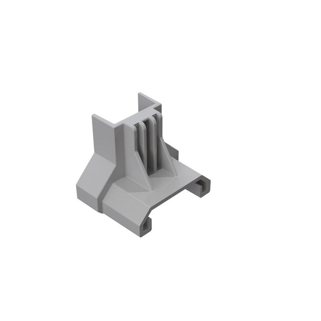 ClickFit EVO End Clamp Support Grey for Trapezoidal Metal Roofs