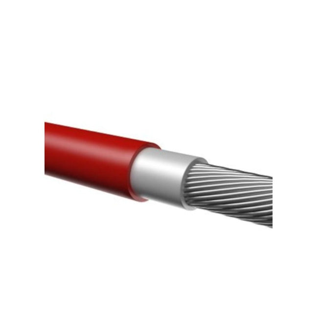 CableWorld Solar PV 6mm² DC Cable 500 Metre RED