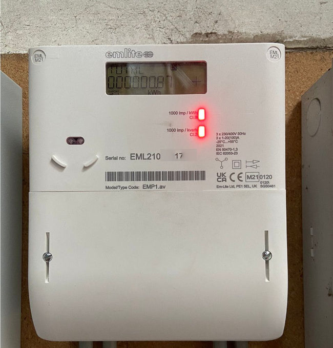 Emlite 3-Phase generation meter EMP 100A (1000 pulse/kWh)