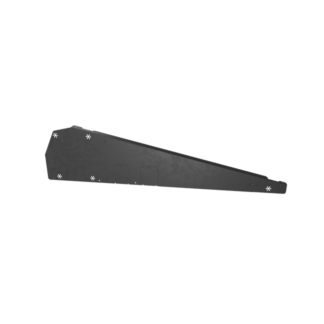 FlatFix Fusion Wind Deflector Left Black (Base Brofile 1030mm-1077mm)