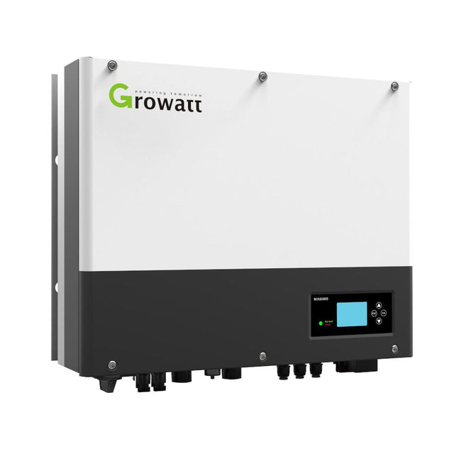 Growatt 3.6kW, 1 Ph, 2 MPPTs, LV, Hybrid Inverter
